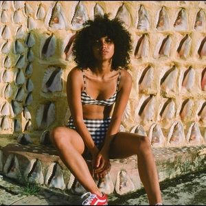 MANDALYNN Gingham Two-Piece Bikini